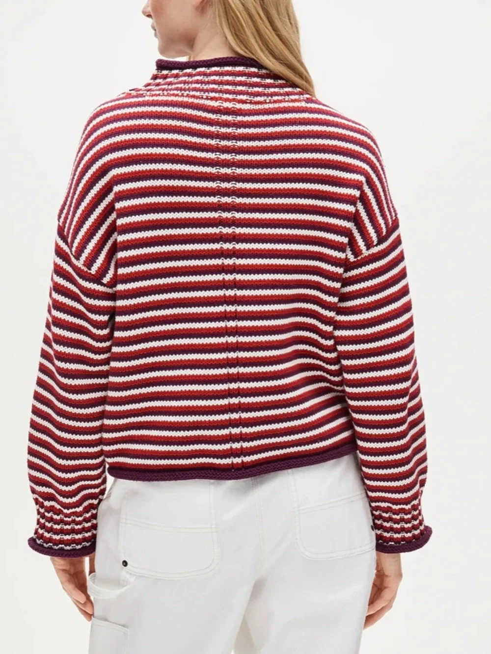 J crew 2025 Rollneck™ sweater in stripe - Picture 3 of 5